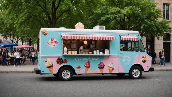 Food truck glace : délices artisanaux pour tous vos événements